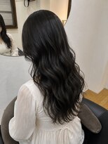 フォームフォローズファンクション 本郷(FORM FOLLOWS FUNCTION)&nbsp;暗髪グレージュ×韓国レイヤーウェーブ