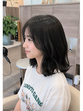 ヘアアトリエ ナイン(hair atelier nine) ダークパープル/ナチュラルショート/夏のヘアアレンジ/福島市