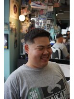 タイト スワッグ バーバーワークス(TIGHT SWAG BARBERWORKS)&nbsp;スキンフェード×ウェーブアップ