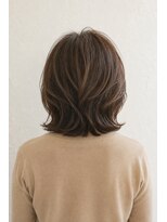ベルス(bellus)&nbsp;ひし形ミディアムレイヤー×艶ブラウン