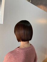 ノーヴァ バイ ボナ 前橋店(nova by bona) 【ボブ】骨格補正カットの美シルエット艶ボブ