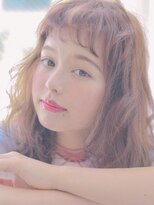 バイオレット 表参道店(Violet) ベビーバングとピンクベージュでモテヘア♪