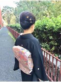 留袖 着付け ヘアセット