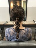 《青木指名限定》ヘアアクセサリー込みパーティーヘアセット