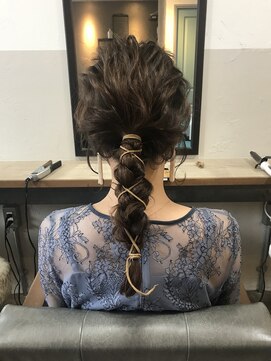 ドロップバイドロップ(drop by drop) 《青木指名限定》ヘアアクセサリー込みパーティーヘアセット