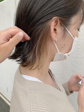 マイ ヘア デザイン 岡崎(MY hair design) Bobチラ見えバイカラー