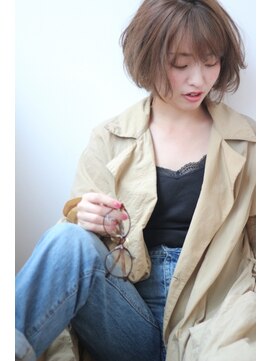 リブ(Live) モスブルージュカラーのボブ２【Live/久米川】