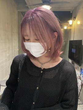 オーク 戸塚(OAK) 淡めピンク×ウルフヘア 【OAK戸塚】