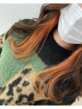 S4ヘアープロデュース(S4 hair produce) 【S4】inner color ×orange