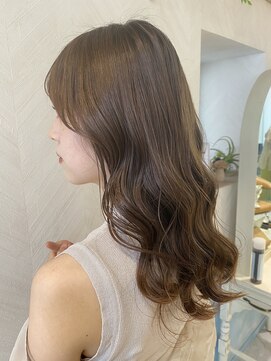 ロンド ストラーダ 心斎橋(Lond strada) シルキーベージュ×グレージュカラー【髪質改善/縮毛矯正】