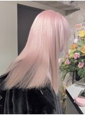 K200_ホワイトピンク ブリーチ3回~.