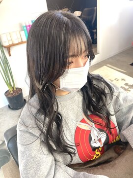 ヴィアルス 美園店(VIARS) 後毛カット/顔まわりレイヤー/ダークブラウンカラー
