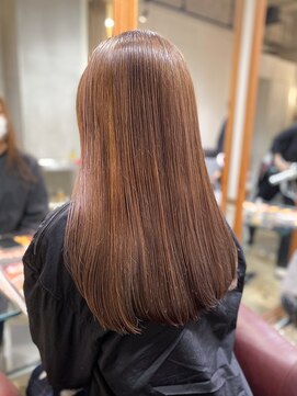 ヒューマン トシマエン 練馬 豊島園(HUMAN) 暗髪ロング/大人可愛い/シースルーバング/斜めバング