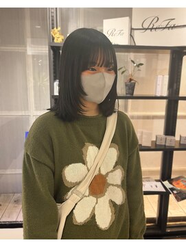 トレス(TRESS) ロブ/フェイスレイヤー/プツっと前髪/お顔周りニュアンスカット