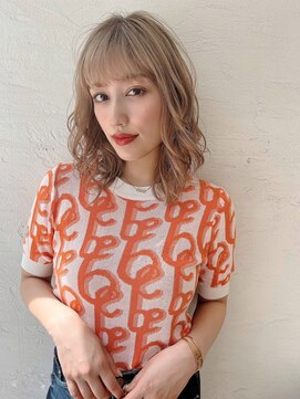 オーロ 西大寺店(ORO) 外国人風デザインカラーのシルキーベージュ