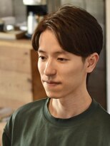 リム メンズヘア(LIM men's hair)&nbsp;刈り上げない大人センターパート【メンズカット/メンズヘア】