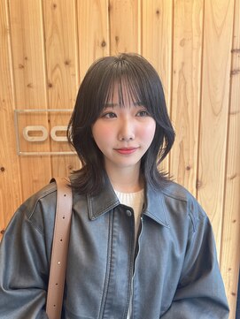 オアシス(oasis) 【oasisオグラ】くびレイヤー前髪ミディアムヘア小顔カット