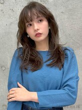 オーブ ヘアー クール 広島廿日市店(AUBE HAIR coeur) 20代・30代_アンニュイゆる巻きパーマ