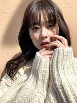 サンプラス(san+)&nbsp;【マユコ】シースルーバング小顔ヘア韓国くびれミディ