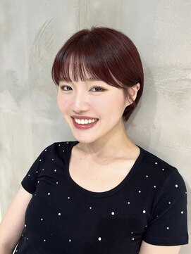 シェノン 表参道(CHAINON) ブラウンレッドショートヘア