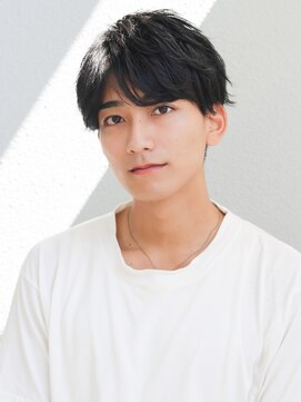 アフロート ディル(AFLOAT D'L) スーツ短髪ツーブロック束感モテる黒髪シークレットパーマ流行