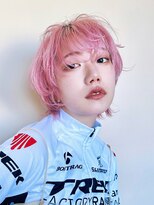 アルバム 銀座(ALBUM GINZA)&nbsp;ピンクヘアーピンクグレープフルーツボブルフ_29667