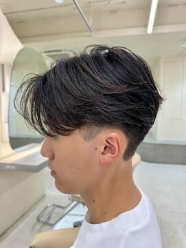 ニコ トウキョウ ヨコハマ(nico) メンズ/センターパート/ニュアンスパーマ