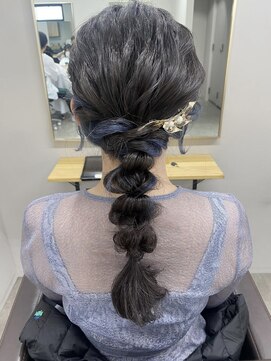 ユウル 横浜(juhl.) 編みおろし/ヘアアレンジ/ヘアセット/結婚式セット/横浜/横浜駅