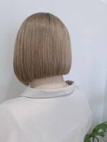 ネオヘアー 曳舟店(NEO Hair)&nbsp;ミルクティーベージュ×ぱつっとボブ