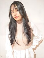 ナチュラル 練馬店(Natural)&nbsp;ゆる巻きロング／髪質改善／艶感ブラック