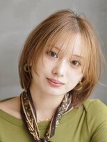 ワン 川崎(ONE)&nbsp;オリーブベージュ/ウェットヘア /レイヤーカット /川崎