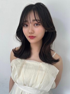 ユーフォリア エヌ 池袋サンシャイン通り店(Euphoria +n) ミディアムくびれヘア