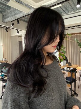 エヌダブリュエイチ(n.w.h) 上品な艶髪カラー