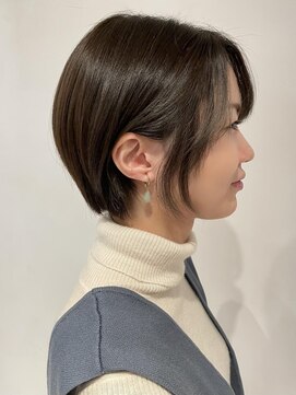 セルカ 高田馬場(CERCA) 大人ショートボブ×オリーブ【高田馬場】