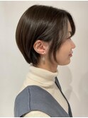 大人ショートボブ×オリーブ【高田馬場】