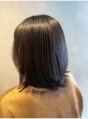 ナチュラルな動きで大人可愛いナチュラルボブ/艶髪/透明感