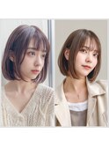 ロング/ハイトーン/ベージュ/ブラウンベージュ/セミロング