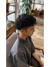 【ワンランク上のパーマスタイル】メンズカット＋選べる艶ケアパーマ￥15,340