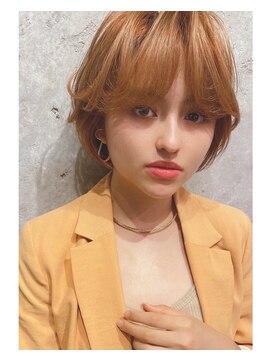 エムスラッシュ 表参道(M.SLASH) 表参道/カットが上手い/韓国風/センター分けボブ/ウルフボブk3