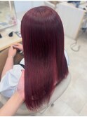 髪質改善ストレート/暖色カラー/赤髪/平塚/湘南