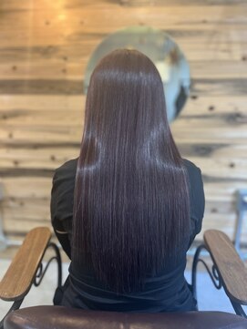 クオン(kuon) 透明感♪アッシュピンクブラウン【シールエクステ】