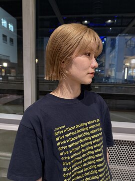 モリオ フロム ロンドン サッポロファクトリー店(morio FROM LONDON) morio札幌　札幌ボブ　外はねボブ　ハイトーンボブ