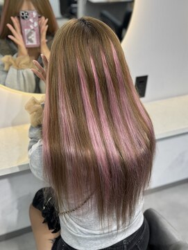 ラピス 福岡天神店(Lapis) 自毛が明るくなりきらなかった人！ハイライトエクステ