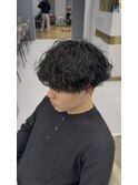 波巻きパーマ　Gaku