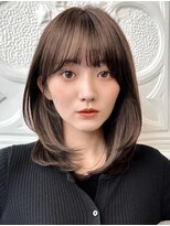 ガーデントウキョウ(GARDEN Tokyo) 【ミディアム/レイヤー/前髪カット/くびれ/透明感/ベージュ】