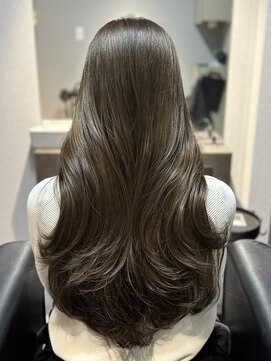 ルナス 福岡天神(LUNAS) [髪質改善 福岡大名]グレージュカラーで赤み消し！