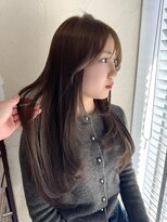 ファブ 千葉店(FaB)&nbsp;【ブリーチなしダブルカラー×透明感ベージュ】