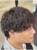 縦落ちパーマツイストスパイラルシャドウパーマ