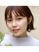 ヘアーズ ベリー 香椎店(hairs BERRY)&nbsp;★BERRYボブフレアバングタンバルモリシアーカラーアッシュ
