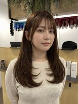 チオ(Chio)&nbsp;【富山】シースルーバング×流れるレイヤーセミロング